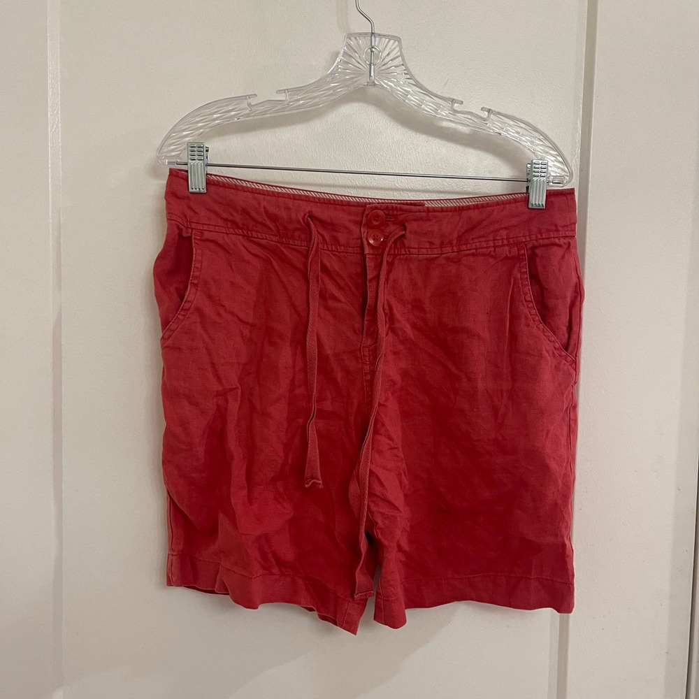 Linen Jones and Co‎ Preppy Shorts Red Preppy Coastal Sailor Cabincore Granola